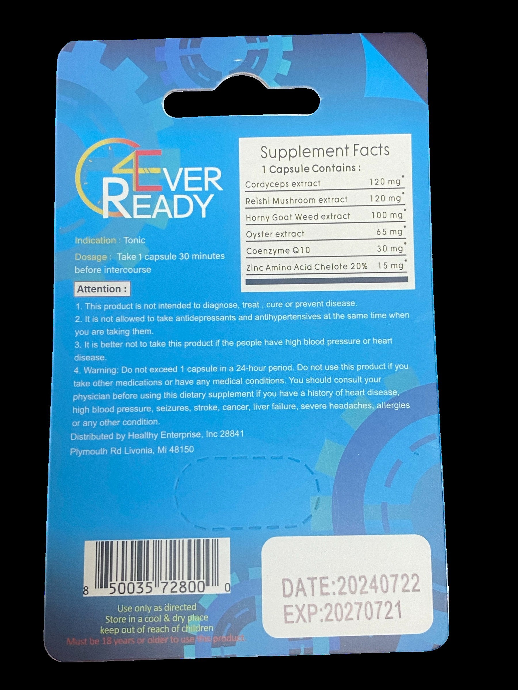 4Ever Ready Energy - 3 Capsule Pack
