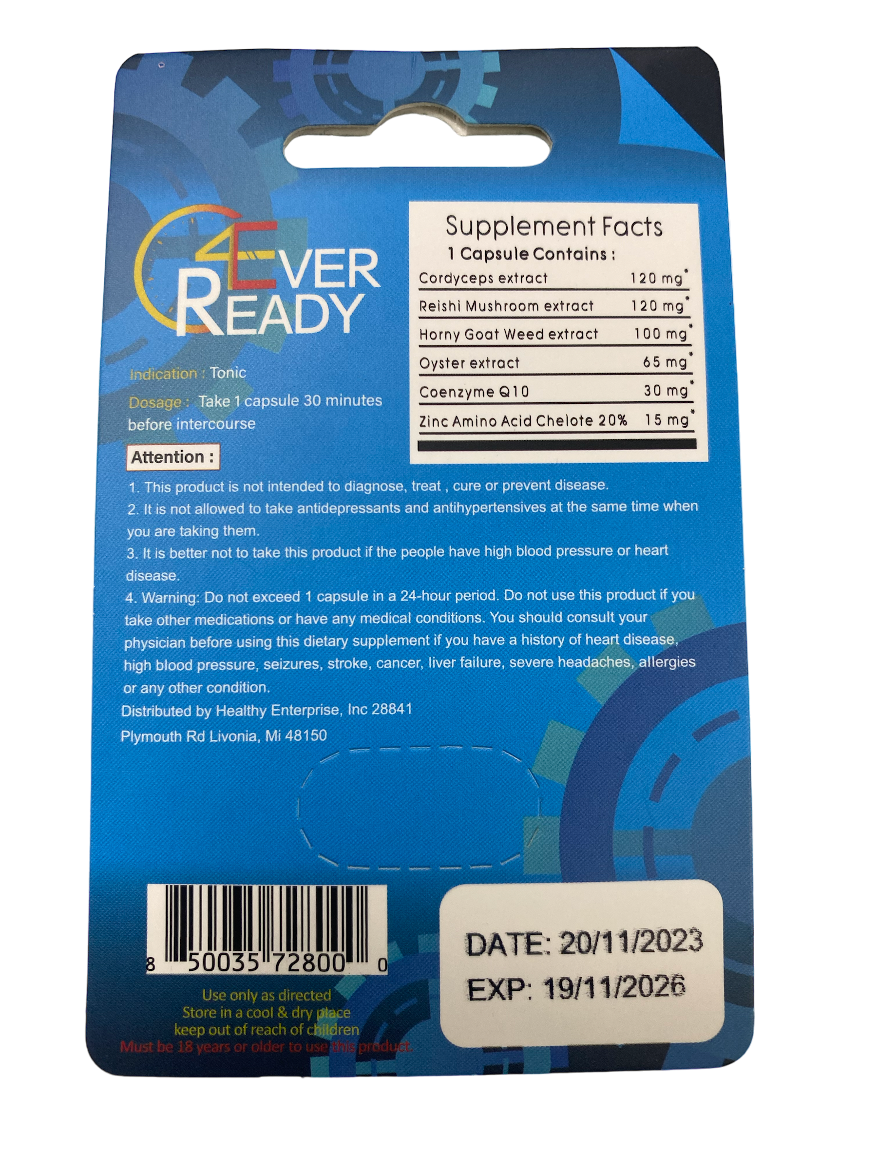 4Ever Ready Energy - Single Capsule