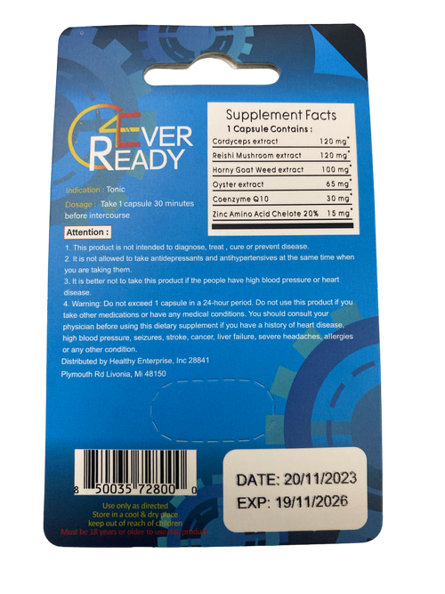 4Ever Ready Energy - 3 Capsule Pack