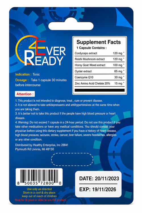 All-Natural Energy Capsules – 5-Pack