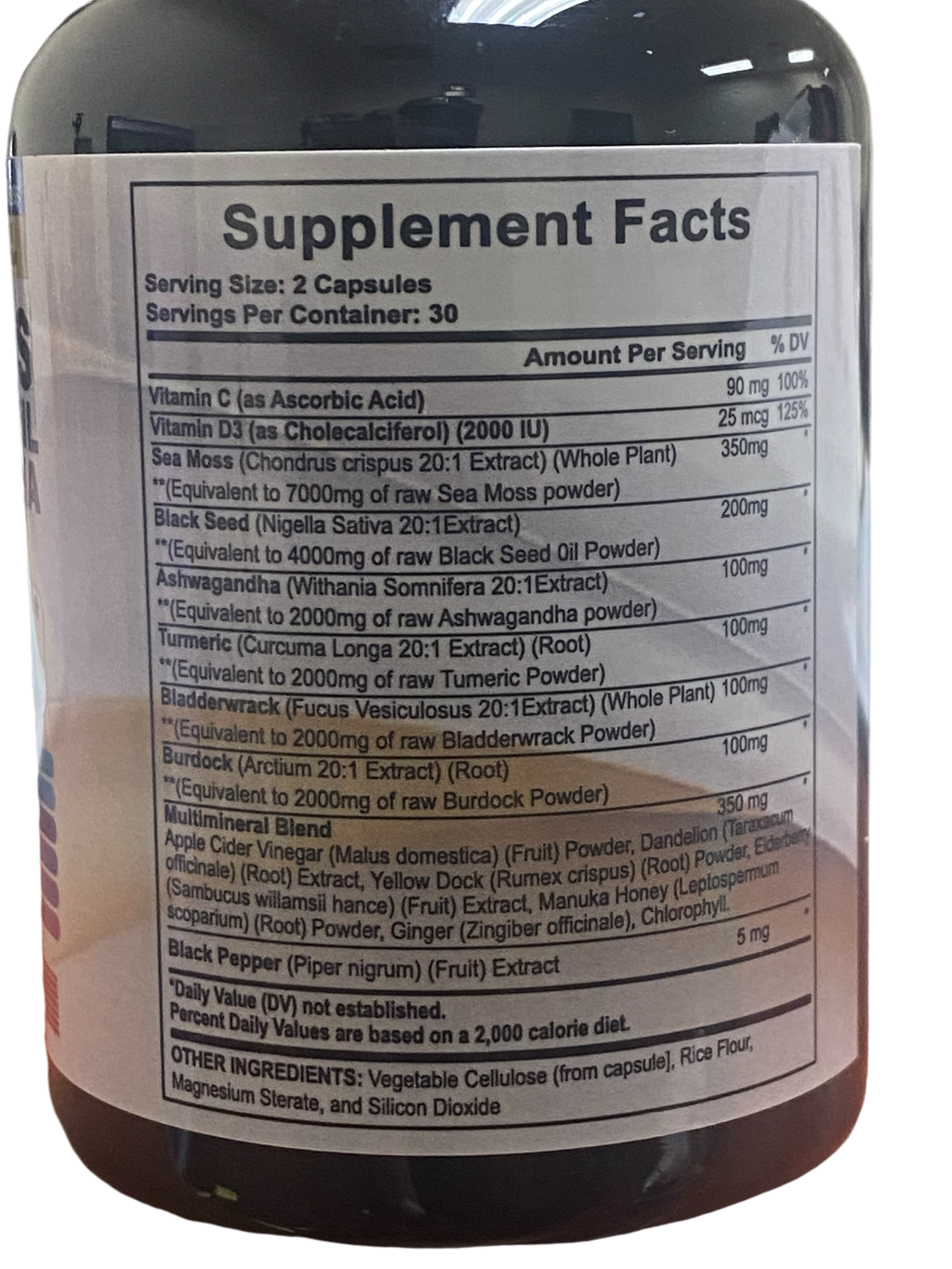 Shilajit 8-in-1 & Sea Moss 16-in-1 Herbal Supplement Bundle