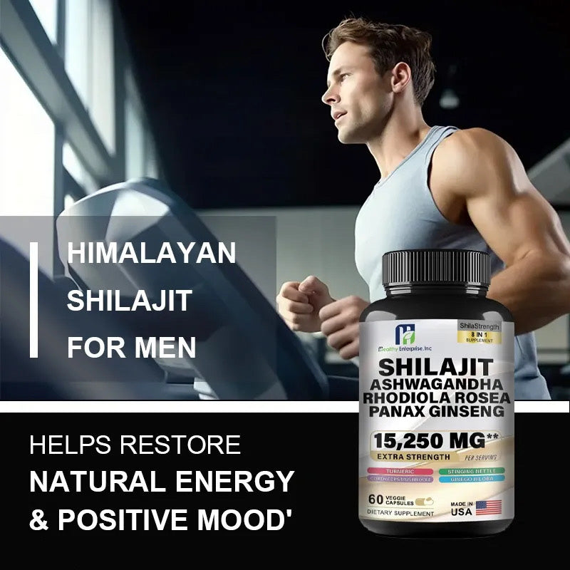 Shilajit 8-in-1 & Sea Moss 16-in-1 Herbal Supplement Bundle