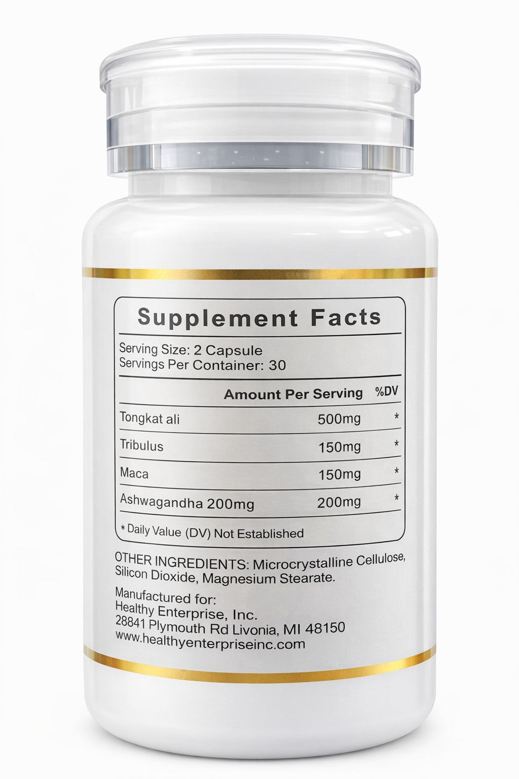 High-Potency Tongkat Ali - 1000mg Formula